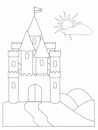 Craftsmanship Free Printable Castle Coloring Pages For Kids ...