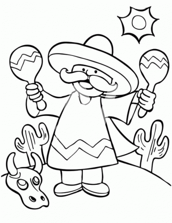 Fiesta - Coloring Pages for Kids and for Adults