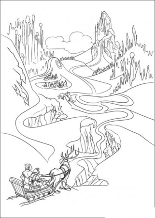 Frozen to color for children - Frozen Kids Coloring Pages