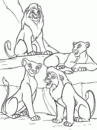imagenes del rey leon nala para colorear - Clip Art Library
