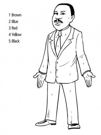 Mlk Coloring Pages Free Printable Dr Martin Luther King Coloring ...