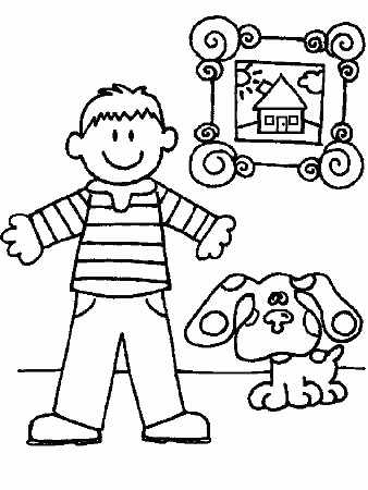 Kids-n-fun.com | 15 coloring pages of Blues Clues