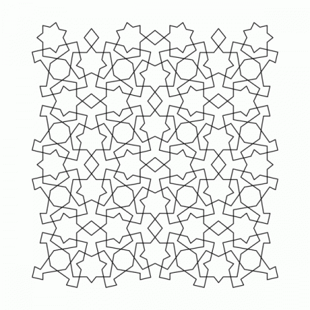 Tessellation Coloring Page