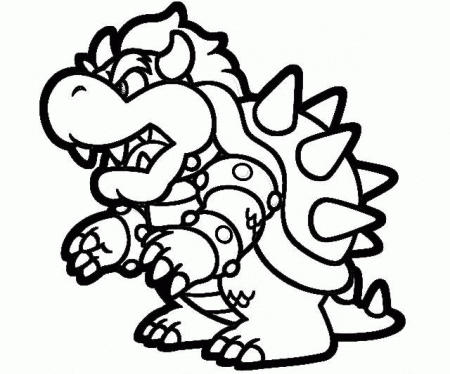Mario Bros Coloring - Coloring Pages for Kids and for Adults