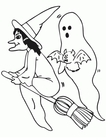 Ghost Coloring Pages