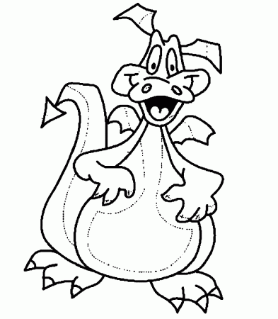 Cartoon Dragon Coloring Pages Car Pictures