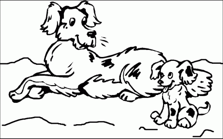 Puppy Eyes Dog Coloring Page | Kids Coloring Page