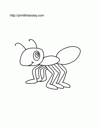 Two Bad Ants Coloring Page - Kids Colouring Pages