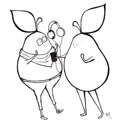 Angry Pear vs. Hipster Pear | Angry Pear
