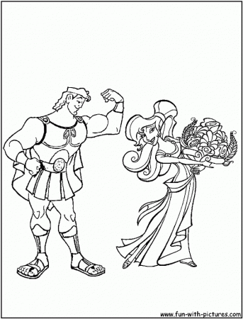 Disney coloring page | Hercules