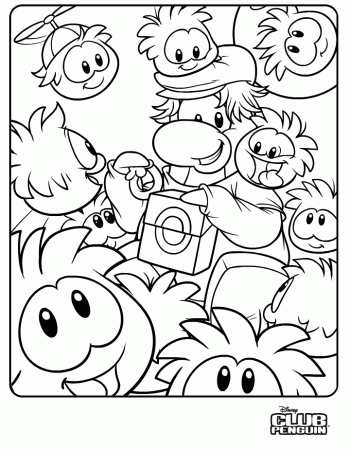 Club Penguin Puffle Coloring Page New Club Penguin Puffle Coloring 