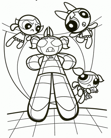 Powerpuff Girls Coloring Book | 99coloring.com