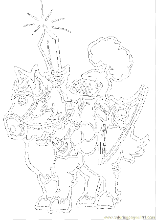 Coloring Pages Ing Princess Coloring Page 04 (Peoples > knights 