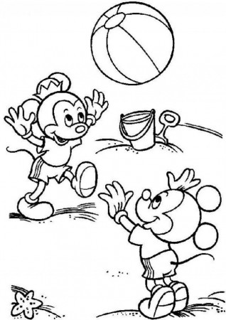 Disney Junior Mickey Mouse Coloring Pages Printable Coloring Sheet 