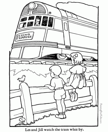 Coloring Train Pages 282 | Free Printable Coloring Pages