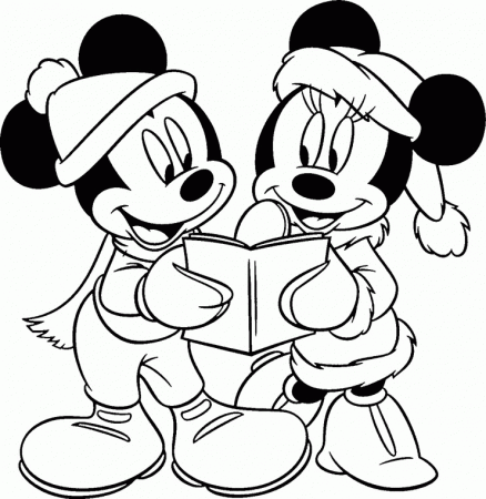 disney coloring pages picture christmas