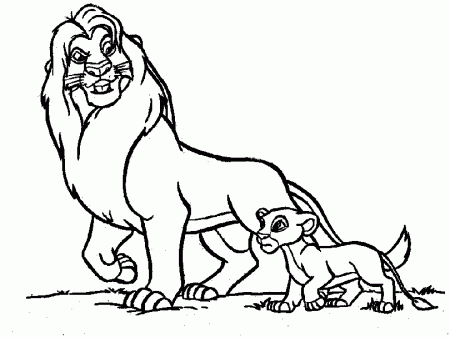 The lion king Coloring Pages - Coloringpages1001.