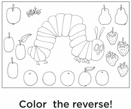 Coloring: Very Hungry Caterpillar Coloring Pages