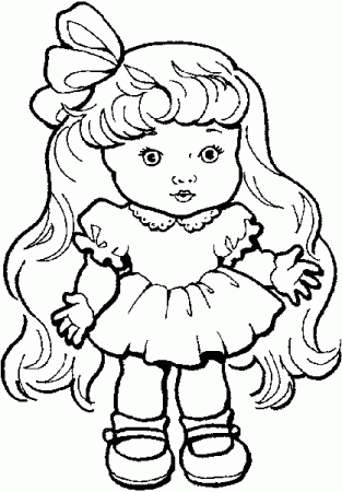 Doll Coloring Pages - GetColoringPages.com