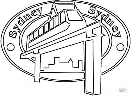 Sydney coloring page | Free Printable ...