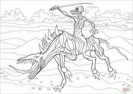 Nuckelavee coloring page | Free Printable Coloring Pages