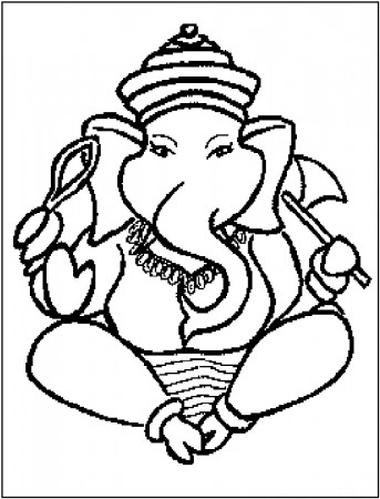 Hindu Mythology: Ganesh #96863 (Gods and Goddesses) – Printable coloring  pages
