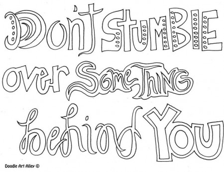 inspirational quotes coloring pages easy - Clip Art Library