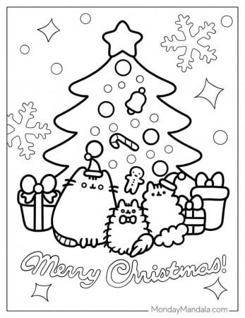 48 Pusheen Coloring Pages (Free PDF Printables)