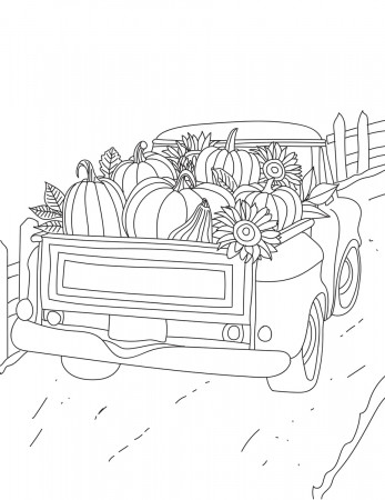 Fall Coloring Pages for Adults and Kids ...