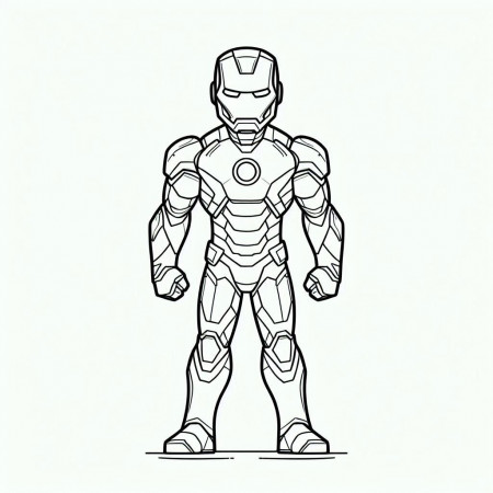 Iron Man Coloring Pages - ColoringDraft.com