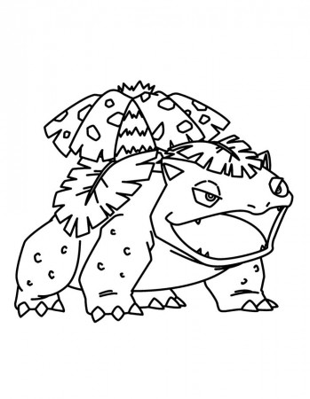 Venusaur Coloring Pages