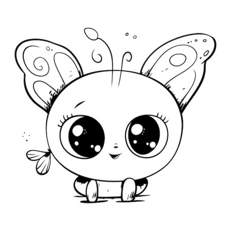 Cute kawaii cartoon bunny vector ...