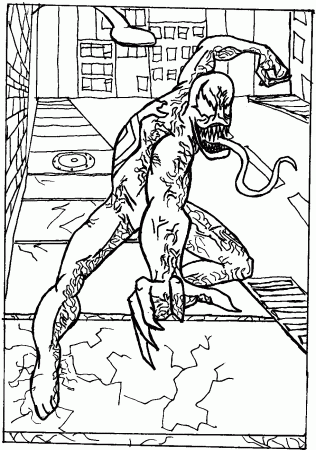 Free Printable Venom Coloring Pages For ...