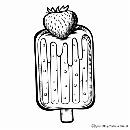Popsicle Coloring Pages - Free & Printable!