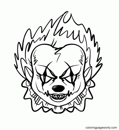 Halloween Masks Coloring Pages - Coloring Pages For Kids And Adults