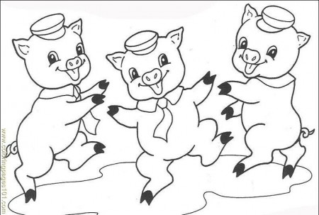 The Three Little Pigs 008 (3) Coloring Page for Kids - Free Others  Printable Coloring Pages Online for Kids - ColoringPages101.com | Coloring  Pages for Kids
