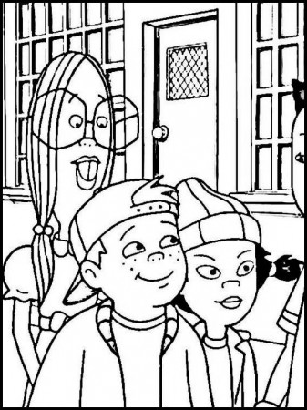 Recess 14 Printable coloring pages for kids | Cool coloring pages, Cartoon coloring  pages, Online coloring pages
