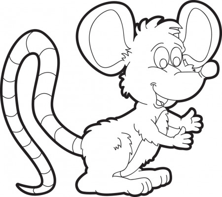 Printable Mouse Coloring Page for Kids – SupplyMe