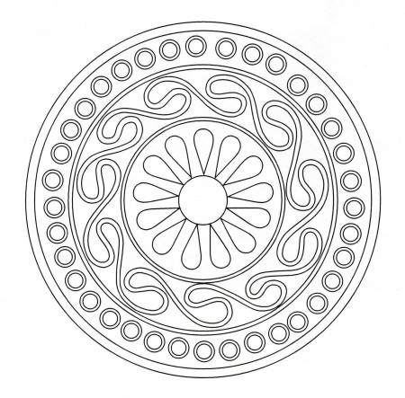 Celtic Mandala 20 - Simple Mandalas - 100% Mandalas Zen & Anti-stress