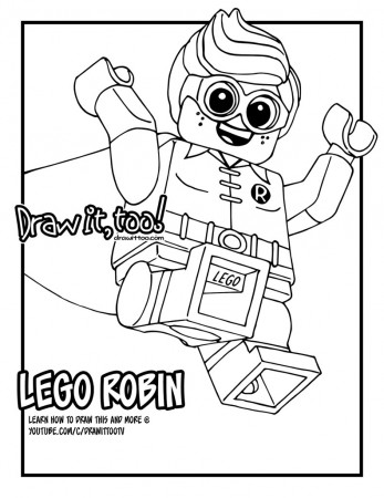 LEGO Robin (The LEGO Batman Movie) | Draw it, Too!