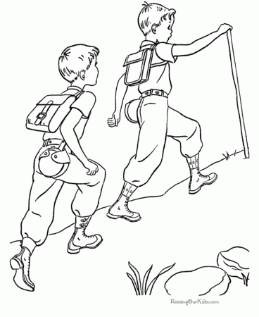 Free Camping Coloring Pages, Download Free Clip Art, Free Clip Art ...