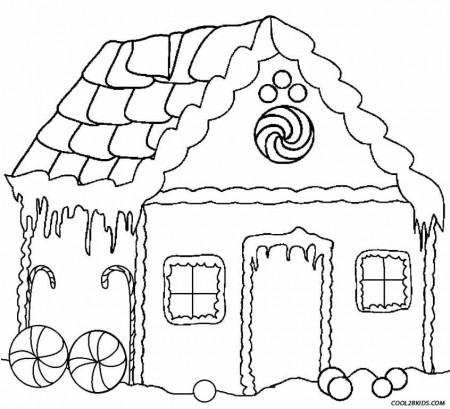 Printable Gingerbread House Coloring Pages For Kids | Cool2bKids | House  colouring pages, Barbie coloring pages, Barbie coloring