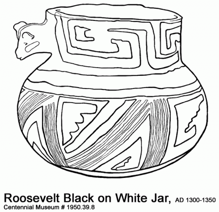 Roosevelt Jar Coloring Page 2
