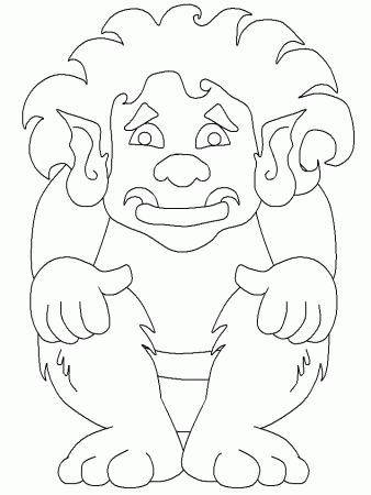 12 Pics of Troll Under Bridge Coloring Page - Three Billy Goats ...