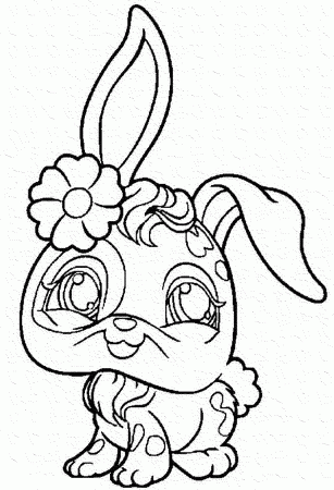 littlest pet shop coloring pages bunny - Printable Kids Colouring ...