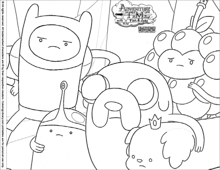 Adventure Time Coloring Pages adventure time coloring pages online ...