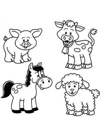 Farm Animal coloring pages