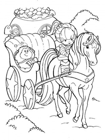 Rainbow Brite coloring pages