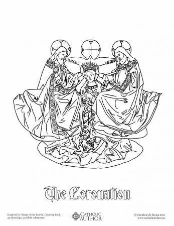 12 Free Hand-Drawn Catholic Coloring Pictures » CatholicViral