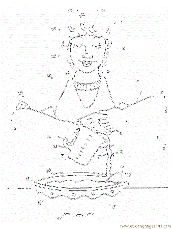 Baking Coloring Page for Kids - Free Dot To Dot Printable Coloring Pages  Online for Kids - ColoringPages101.com | Coloring Pages for Kids